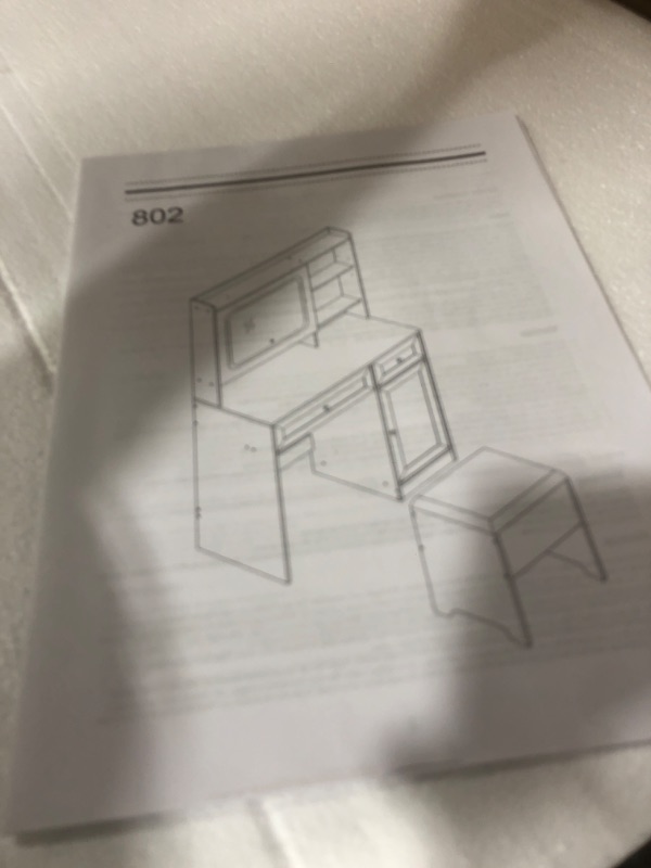 Photo 1 of SMALL TABLE VANITY SET MIRROR