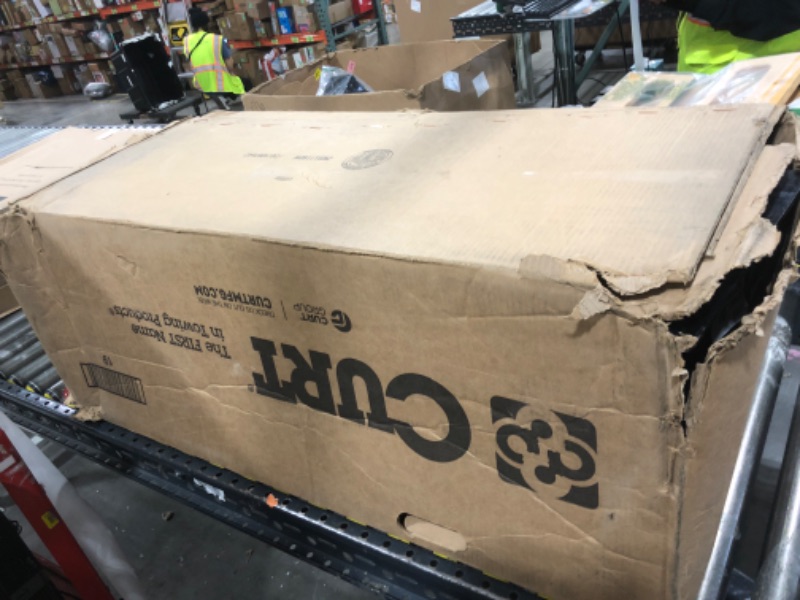 Photo 1 of CURT 13358 Class 3 Trailer Hitch, 2-Inch Receiver, Fits Select Dodge, Freightliner, Mercedes-Benz Sprinter 2500, 3500, GLOSS BLACK POWDER COAT