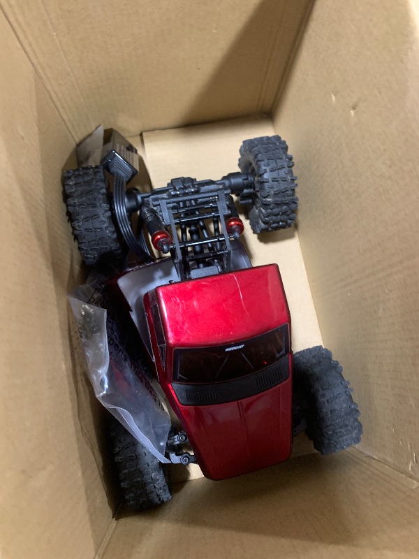 Photo 1 of Redcat Racing Ascent-18 APEX, 1/18 Scale Brushless Electric Rock Crawler, Carbon Fiber, 4WD RC Car for Adults with 2.4GHz Radio System (Red)