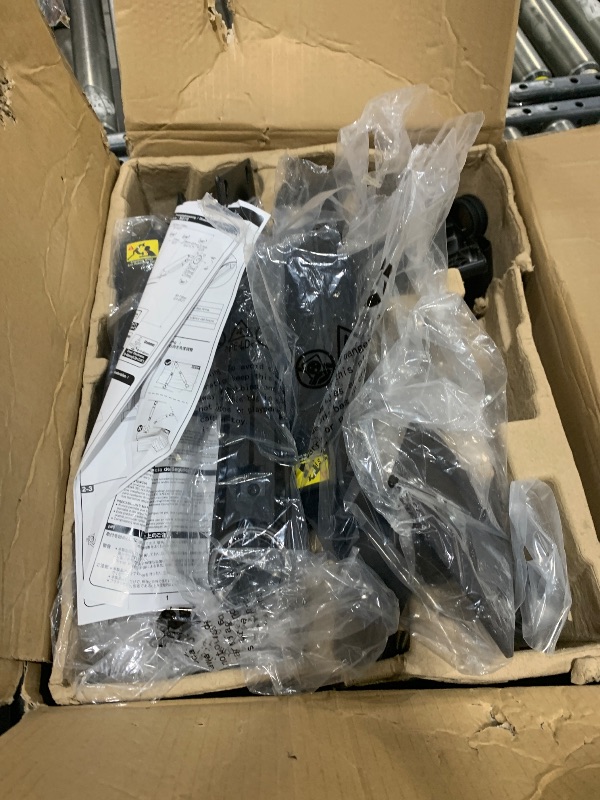 Photo 1 of MOUNTUP Dual Monitor Stand Fits 49 45 42 40 39 34 32 Inch Screens, Heavy Duty Dual Monitor Arm Holds 4.4-44 lbs, Vertical Stacked Monitors Mount, Full Motion, Height Adjustable, VESA Mount