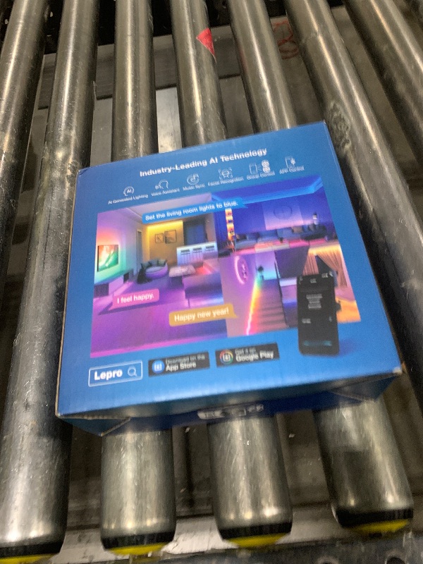 Photo 1 of Lepro S1 AI LED Strip Lights for Bedroom - 50ft Smart RGB Light Strips with IC and Rainbow Chasing Effects, Color Segment DIY, Personalized Al Lighting Designer, No Remote, 2.4G Wi-Fi & Bluetooth