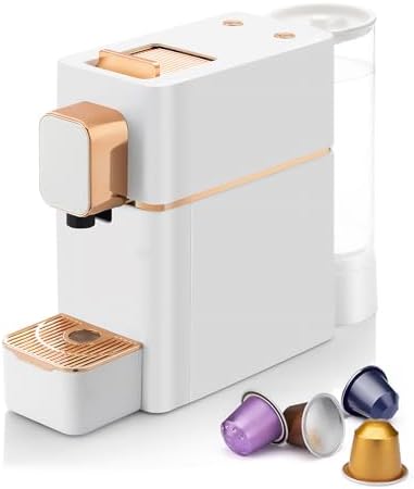 Photo 1 of Espresso Machine for Coffee Capsules Compatible with Nespresso OriginalLine Machine, Espresso Maker for Nespresso OriginalLine, Bestpresso Coffee Capsules Peet's Espresso more (White)
