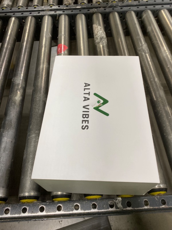 Photo 1 of ALTA VIBES Large Bamboo Storage Box - With Lock, Smell Proof Jars, Tray - Grinder, Decorative Wooden Organizer, 4 Smell Proof Glass Jars & Accessories (Green)