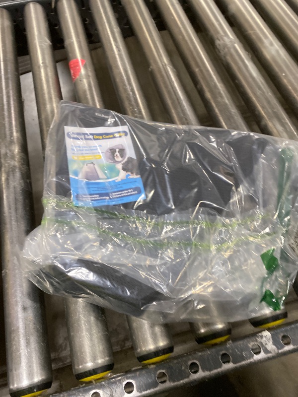 Photo 1 of Vithael Upgraded Dog Cone Collar for Dogs After Surgery, Soft Breathable Pet Recovery Collar with Double-Layer Design, Adjustable Dog Cone Collar for Large Medium Dogs, Elizabethan Collar (L, Black)