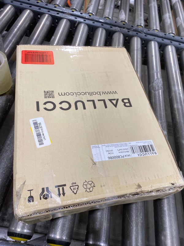 Photo 1 of **INCOMPLETE** Ballucci File Organizer Paper Sorter, 5 Tier Adjustable Shelves Office Desk Organizer, 13 5/8" x 9 1/4" x 12", Black