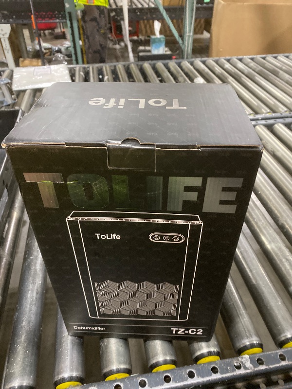 Photo 1 of ToLife Dehumidifiers for Home, 1000 sq.ft Dehumidifier for Bedroom Bathroom Basement with 95 OZ Water Tank, Auto Shut Off 7 Colors LED Light, Gery