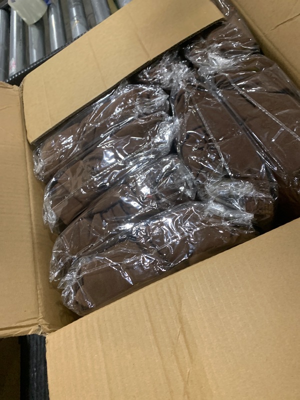 Photo 1 of 10 Pack Picnic Table Cover Fitted 6 Foot Tablecloth for Rectangle Table Elastic Waterproof Stretch Washable Patio Folding Outdoor Spandex Tablecloth for Camping Banquet and Parties (Coffee 30" x 72")