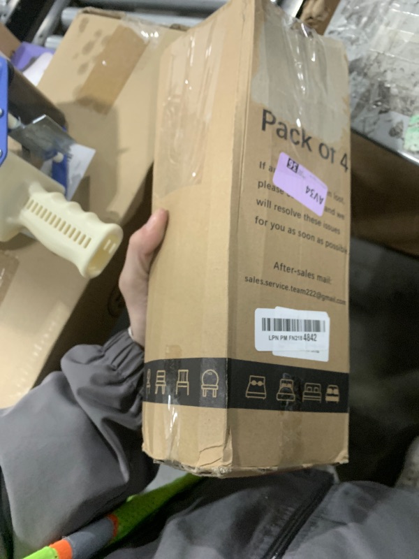 Photo 1 of KOIKEY Wooden Furniture Bed Risers - 3 Inch Circle Heavy Duty Furniture Height Extenders Lifts for Sofa Couch Desk Chair Table Base Raising Space, Convenient Store and Cleaning, Pack of 4