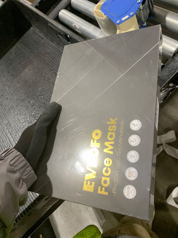 Photo 1 of Red Light Photon Facial & Neck Mask with Remote Control, 7 Custom Modes with Infrared, Portable & Rechargeable with Timer for Home Use, 850nm Infrared & Red Light Masks, Black