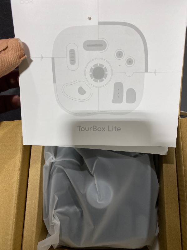 Photo 1 of TourBox Lite - Editing Keyboard Compact, Artists Go-to Drawing Macro Keypad, Works with Clip Studio Paint & More, Creative Controller with Custom Software, Streamline All Workflows - Wired (Unit Only)