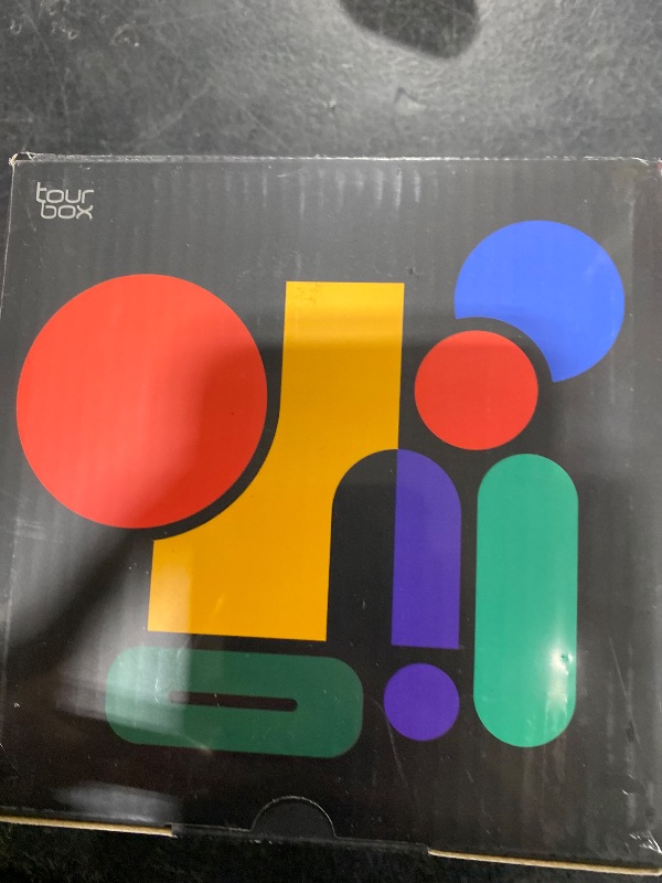 Photo 1 of TourBox Lite - Editing Keyboard Compact, Artists Go-to Drawing Macro Keypad, Works with Clip Studio Paint & More, Creative Controller with Custom Software, Streamline All Workflows - Wired (Unit Only)