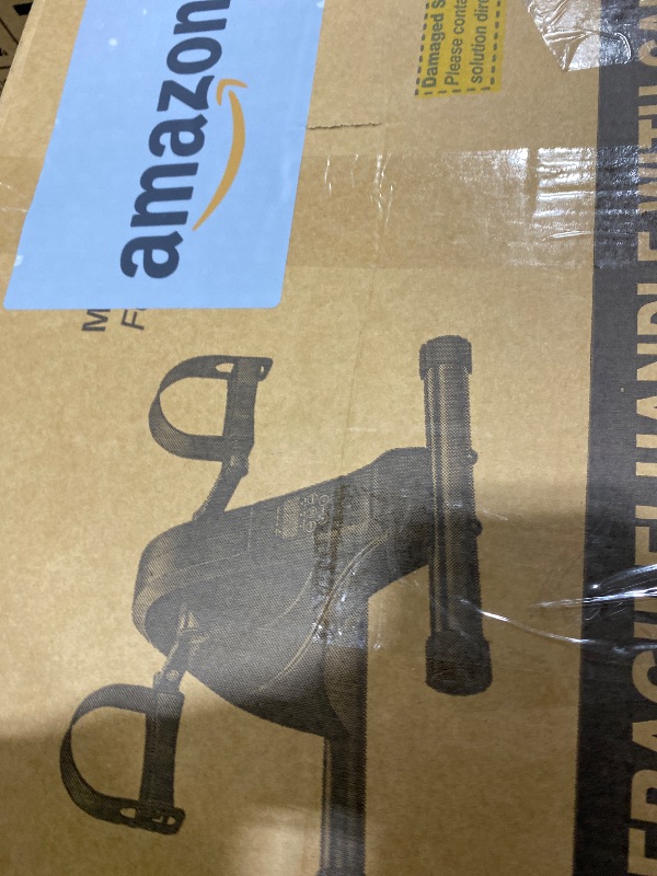 Photo 1 of HOMGIM Motorized Mini Exercise Bike Electric Pedal Exerciser for Seniors Rehab Training, Under Desk Bike Pedal Exerciser for Arm/Leg Fitness & Physical Therapy, 6 Levels Speed Adjustment (Black)