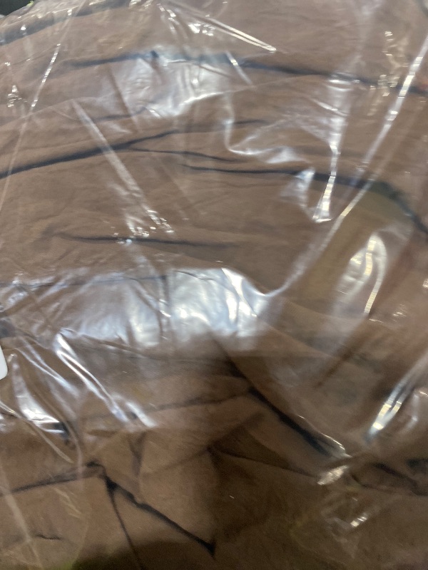 Photo 1 of MooMee Bedding Duvet Cover Set 100% Washed Cotton Linen Like Textured Breathable Durable Soft Comfy (Solid Cocoa Brown, King 104"x90")