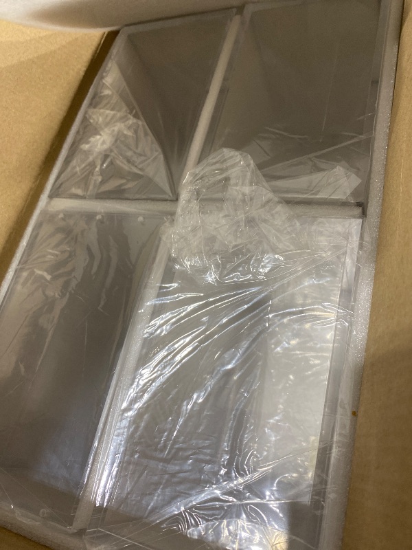 Photo 1 of KISBOX 4 PCS PKMN Booster Box Acrylic Case, 5MM Acrylic Display Case, Clear Ultra Boxes for Display Compatible with PKMN Booster Boxes, Dustproof and Waterproof Display Box
