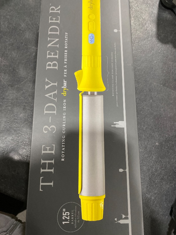Photo 1 of Drybar The 3 Day Bender Rotating Curling Iron | for Perfect Curls or Waves (1.25 in)