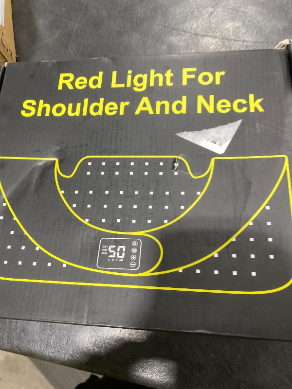 Photo 1 of Red Light Therapy for Neck Shoulder,Rechargeable Infrared Light Therapy Device for Body with Massage and Timer,Wearable 660nm&850nm Red Light Therapy Wrap Pads for Body at Home?150 Lights?