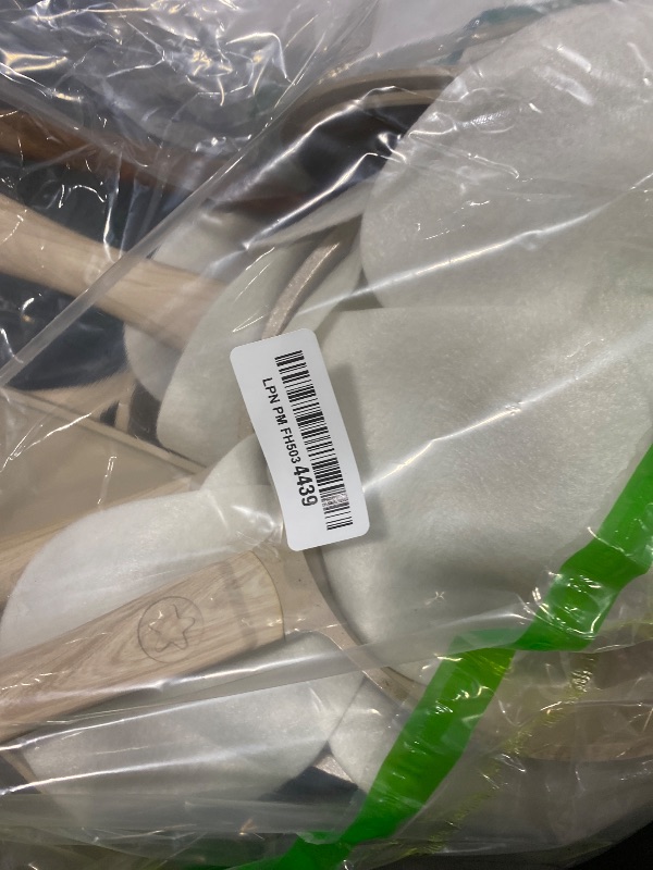 Photo 1 of 21Pcs Pots and Pans Set with Aluminum Lid, Nonstick Ti-Ceramic Cookware Sets, Induction Cookware Non Stick Cooking Set w/Frying Pans & Saucepans(PFOS, PFOA Free)-Taupe