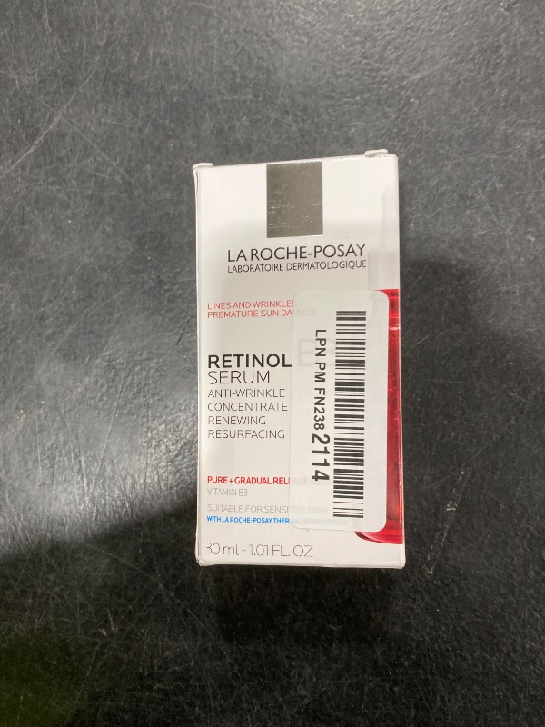 Photo 1 of La Roche-Posay Pure Retinol Face Serum with Vitamin B3, Anti Aging Face Serum for Lines, Wrinkles & Premature Sun Damage to Resurface & Hydrate, Suitable for Sensitive Skin, 1.0 Fl. Oz