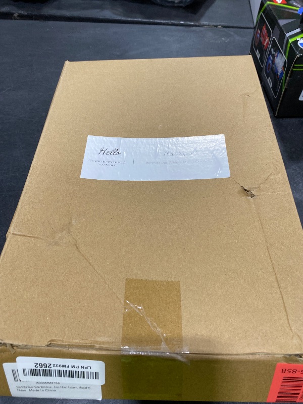 Photo 1 of Tesla Model Y Rear Side Window Louvers, Model Y Juniper Rear Quarter Window Vent Cover - ABS Plastic for 2025 Refresh & 2021-2024, Triangle Visor & Anti-Scratch Guard (Gloss Carbon Fiber Pattern)