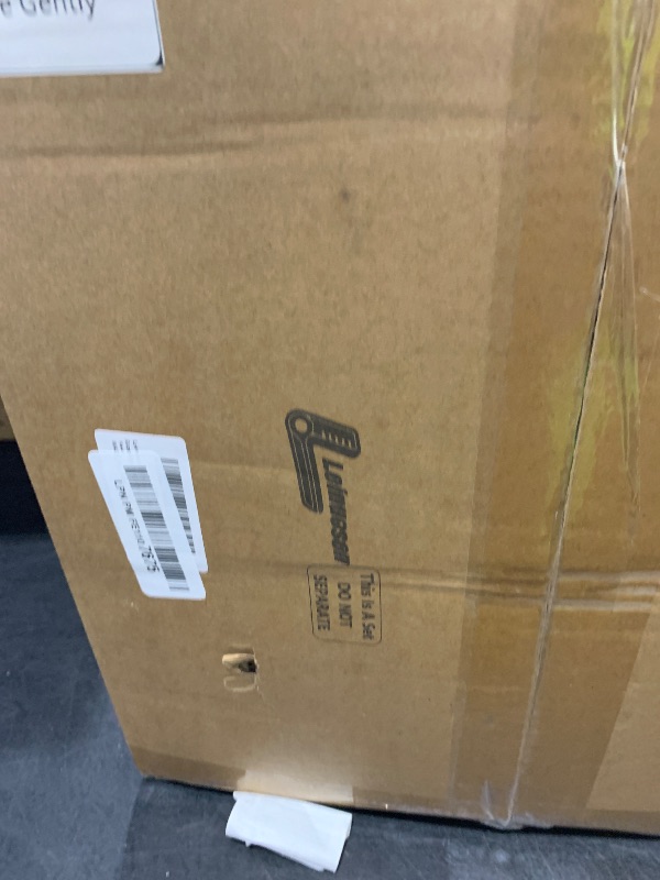 Photo 1 of Leinuosen 7 Pcs Large Buffet Risers Set 6" to 12" Acrylic Display Box Catering Dessert Table Riser Food Display Decorative Stand with Hollow Bottom for Catering Supplies(White, Square)