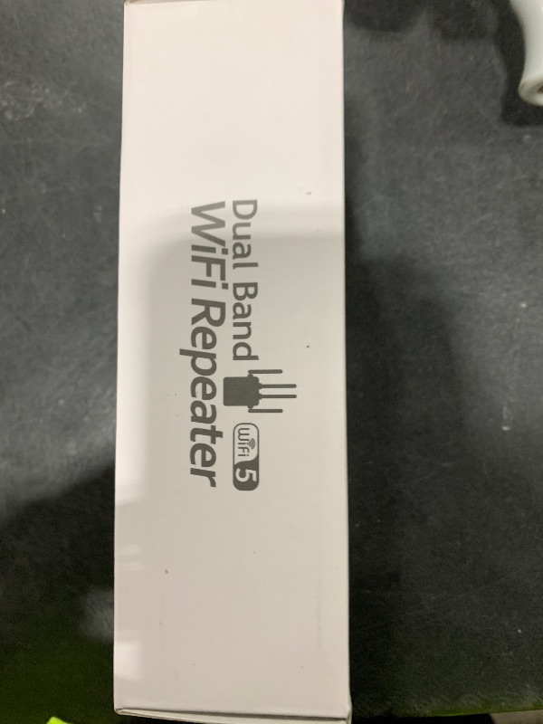 Photo 1 of 1200Mbps WiFi Extender Signal Booster – Dual Band WiFi Speed Enhancer, EasyMesh Compatible, 4 Directional Antennas (12880 Sq.ft),WiFi Booster Supports 105 Devices, Ethernet Port and Easy Setup