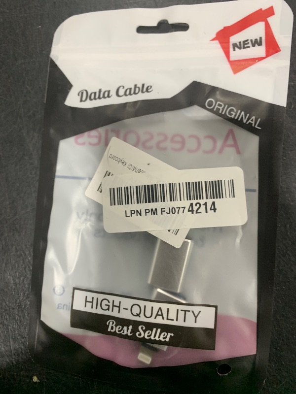 Photo 1 of (Apple MFi Certified) Lightning Male to USB Female Camera Adapter,2 Pack Portable OTG Data Sync Converter for iPhone13/12/11/Xr/X/XS/8/7/Card Reader/Flash Drive/Mouse/MIDI Keyboard