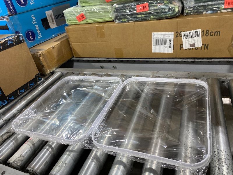 Photo 1 of Clear Hard Zipper Cases Transparent Hard Plastic Zipper Pouches Durable PVC Makeup Bags Cosmetic Snack Storage Organizer, Travel & Home Essentials