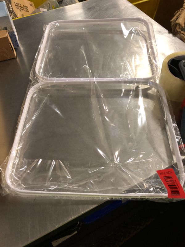 Photo 1 of  Clear Hard Zipper Cases Transparent Hard Plastic Zipper Pouches Durable PVC Makeup Bags Cosmetic Snack Storage Organizer, Travel & Home Essentials