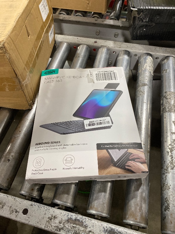 Photo 3 of ESR iPad Pro 12.9 Case with Keyboard, Easy-Set Magnetic Stand, Portrait/Raised Modes for iPad Pro 12.9 (6th/5th/5th/3rd), Removable Protective Case, Rebound 360 Series, Black