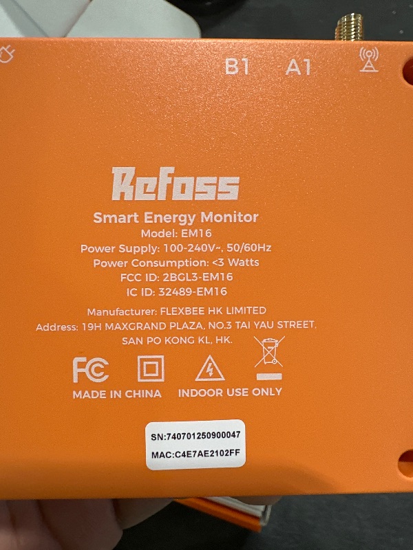 Photo 4 of Smart Home Energy Monitor Supports Home Assistant, Real-Time Accurate Energy Consumption Tracking, Electricity Usage Monitor with 16x60A Circuit Sensors, 36-Month History, Solar Metering, 2.4G