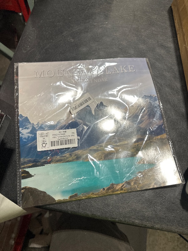 Photo 1 of 2026 Calendar, 2026 Wall Calendar, Monthly Calendars 12 Month Mountain Lake 12" x 24" Opened, Thick Glossy Paper for Organizing Planning, Ideal for Home Office