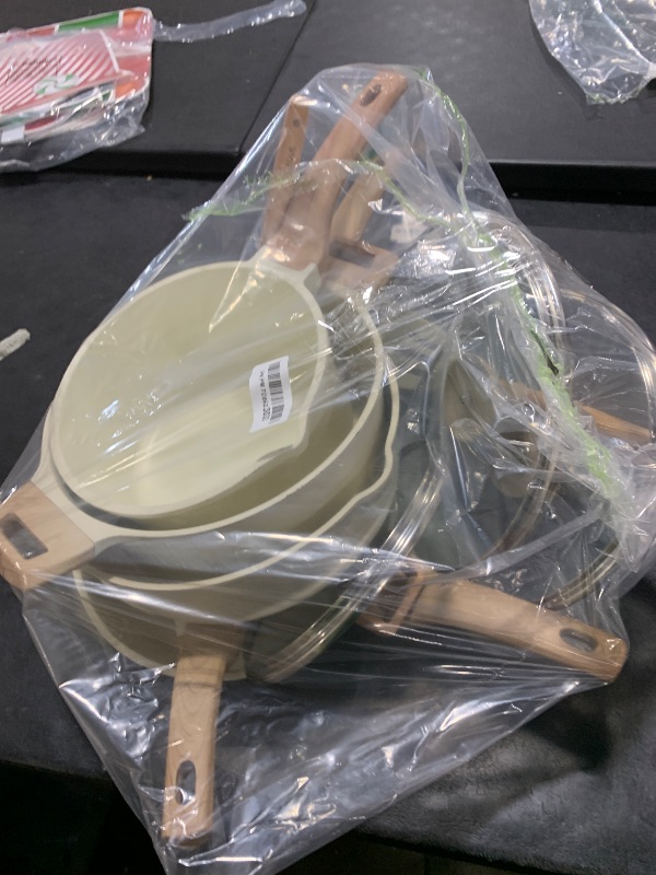 Photo 1 of CAROTE 14 Pcs Pots and Pans Set Nonstick,Cookware Set Kitchen Cooking Set with Utensil and Pan Protectors