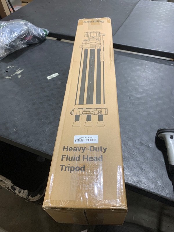 Photo 1 of *DAMAGED** SmallRig AD-01 Video Tripod, 73" Heavy Duty Tripod with 360 Degree Fluid Head and Quick Release Plate for DSLR, Camcorder, Cameras 3751