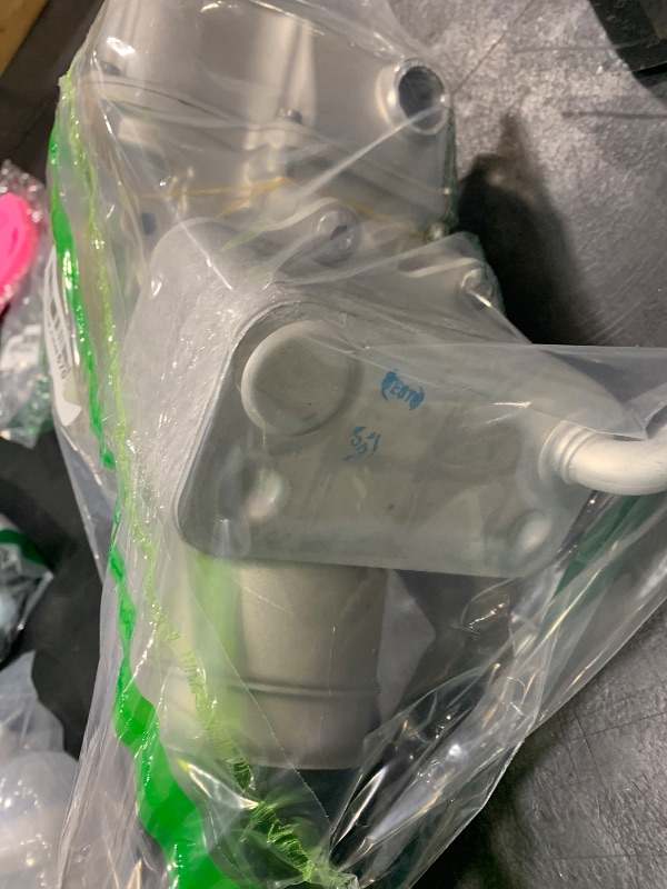 Photo 1 of 06F115397K Upgraded Aluminium Oil Filter Housing Assembly with Oil Cooler Compatible with VW Passat Jetta Golf R GTI Eos Audi A4 A3 TT TTS 2005-2015 2.0L L4, Replace # 06F115397K 06F115397J 06F115397H