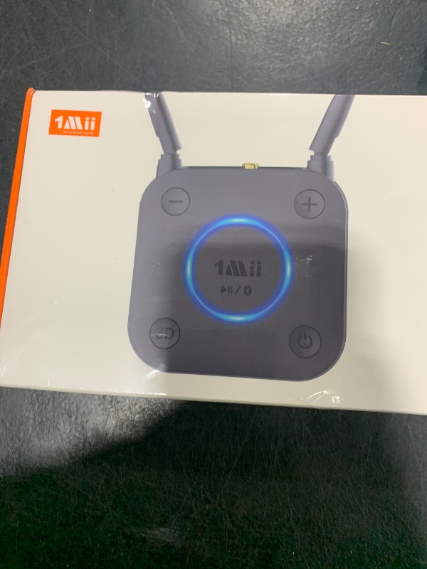 Photo 1 of [Upgraded] 1Mii B06Pro Long Range Bluetooth Receiver, HiFi Wireless Audio Adapter, Bluetooth 5.1 Receiver with 3D Surround aptX HD Low Latency Optical RCA AUX 3.5mm Coaxial for Home Stereo System