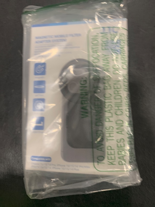 Photo 1 of (1+1) 67mm Magnetic Phone Lens Filter Adapter + Phone Snap Grip for iPhone 16 15 14 Pro/Pro Max Plus, Lens Filter Ring Adapter with 1/4-20" Screw & Cold Shoe Pull-Out to fit Pro Max