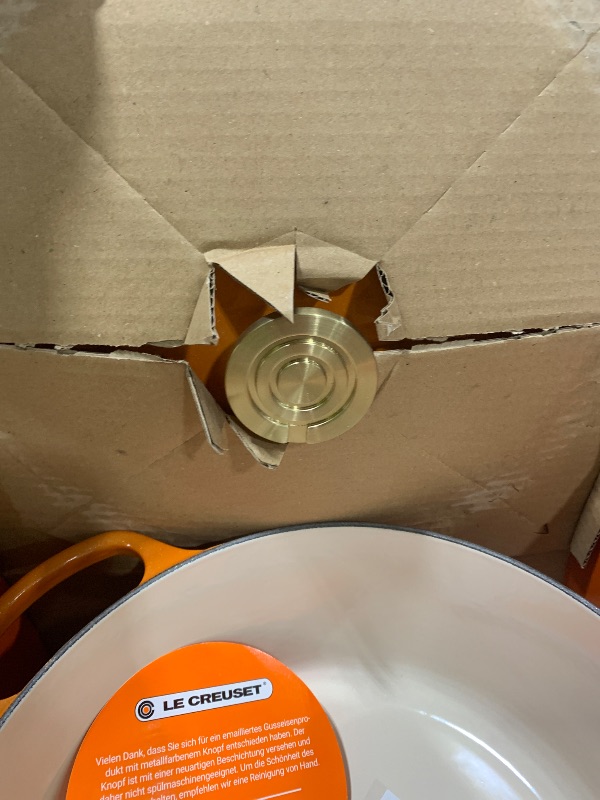 Photo 1 of Le Creuset Enameled Cast Iron Signature Round Dutch Oven, 5.5 qt., with Doree Crucible Knob