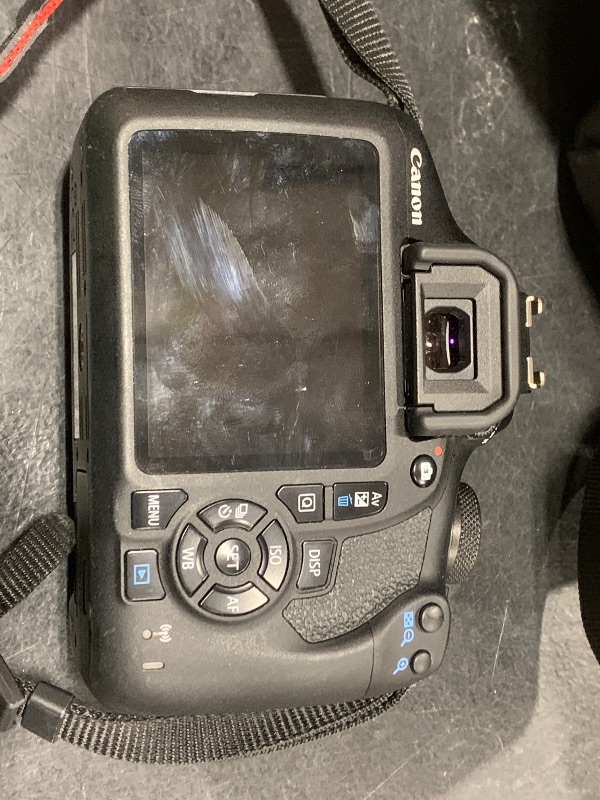 Photo 1 of (SMALL LENS IS BROKEN NOT FOCUSING) Canon EOS Rebel T7 DSLR Camera|2 Lens Kit with EF18-55mm + EF 75-300mm Lens, Black 
(SMALL LENS IS BROKEN NOT FOCUSING)