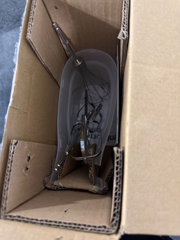 Photo 1 of ***** ONLY WHISK******Hamilton Beach 6-Speed Electric Hand Mixer with Whisk, Traditional Beaters, Snap-On Storage Case, 250 Watts, White  ***THE BLENDER  IS MISSING***
