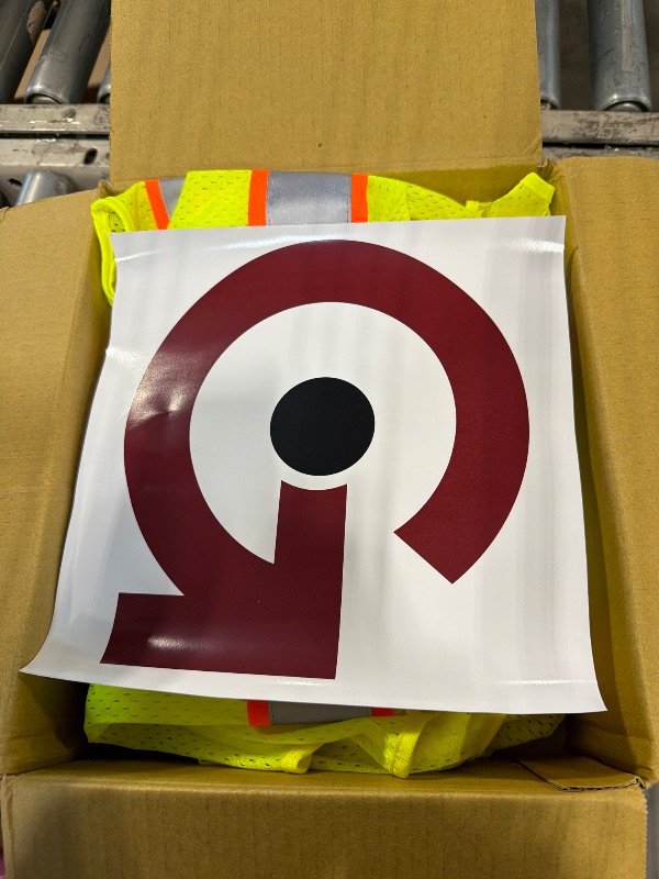 Photo 1 of ***PACK OF 4****Portwest Tulsa Contrast Hi-Vis Vest Visibility Reflective Safety Security Work Top ANSI 2, Yellow, Medium