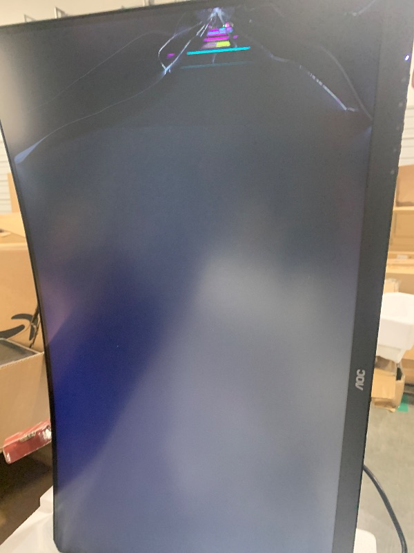 Photo 1 of ** BROKEN**AOC CQ32G4VE 32" Curved Ultra-Wide Gaming Monitor QHD 2560x1440, 1500R, 180Hz, 0.5ms MPRT, 2X Display Port, HDMI, HDR, Gaming Console Compatible, 3-Year Zero Dead Pixel Guarantee