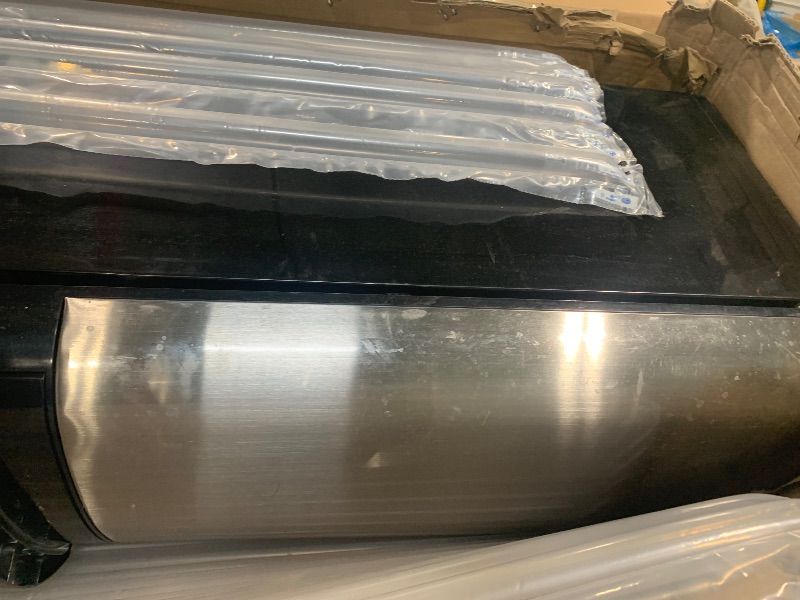 Photo 1 of ** UNCLEAN**Brio Self Cleaning Bottom Loading Water Cooler Water Dispenser – Black Stainless Steel - 3 Temperature Settings - Hot, Room & Cold Water