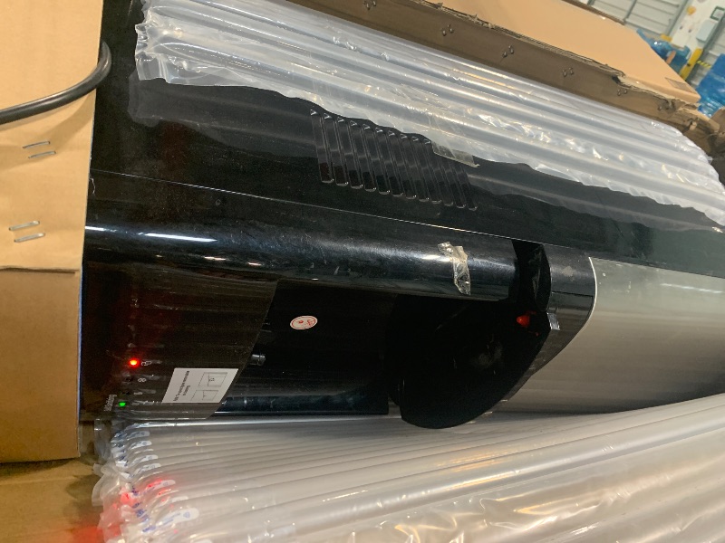 Photo 1 of ** UNCLEAN**Brio Self Cleaning Bottom Loading Water Cooler Water Dispenser – Black Stainless Steel - 3 Temperature Settings - Hot, Room & Cold Water