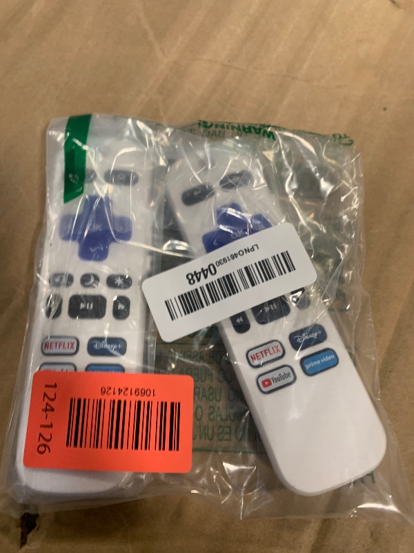 Photo 1 of (Pack of 2) Remote Control Only for TCL Onn Hisense Sharp Philips Westinghouse Insignia Element TLC Roku Smart TV Ruko Ruku Roko Remotes Replacement-1 Year Warranty
