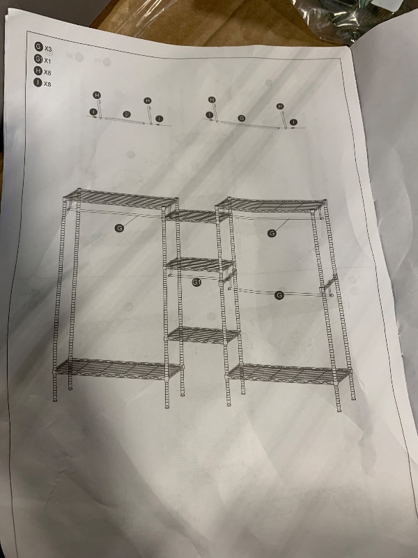 Photo 1 of ** SIMILAR IMAGE**Adjustable Garment Rack Heavy Duty Clothes Organizer Metal Closet Storage Shelf