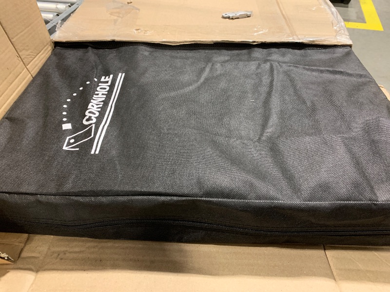 Photo 1 of ** SIMILAR IMAGE**GoSports 4 ft x 2 ft Regulation Size Wooden Cornhole Boards Set - Includes Carrying Case - Full Regulation Size Bean Bag Toss Boards