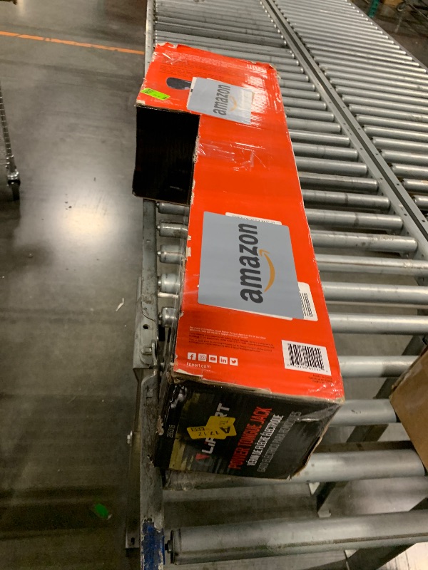 Photo 1 of ***MISSING PARTS*** Lippert Power Tongue Jack Electric Trailer A-Frame, 3,500 lbs. 18-Inch Stroke, 5.4-Inch Foot Pad, Durable Textured Casing, Emergency Manual Crank Override, 10.75" Retracted, 28.75" Extended - 285318