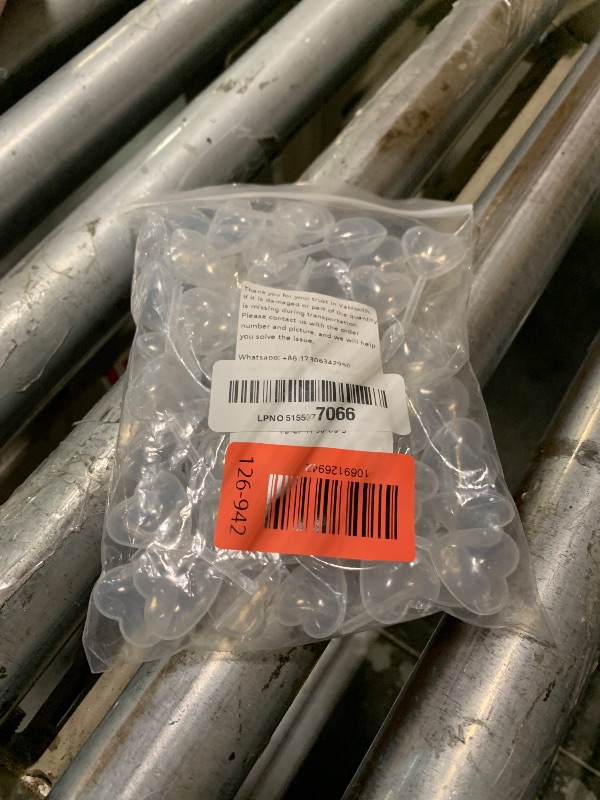 Photo 1 of [Heart Style] Vabiooth 50Pcs 4mL Cupcakes Disposable Plastic Transfer Pipettes Liquid Dropper for Chocolate or Strawberries Cupcakes, Ice Cream, Mini Cakes, Waffles, Children's Painting