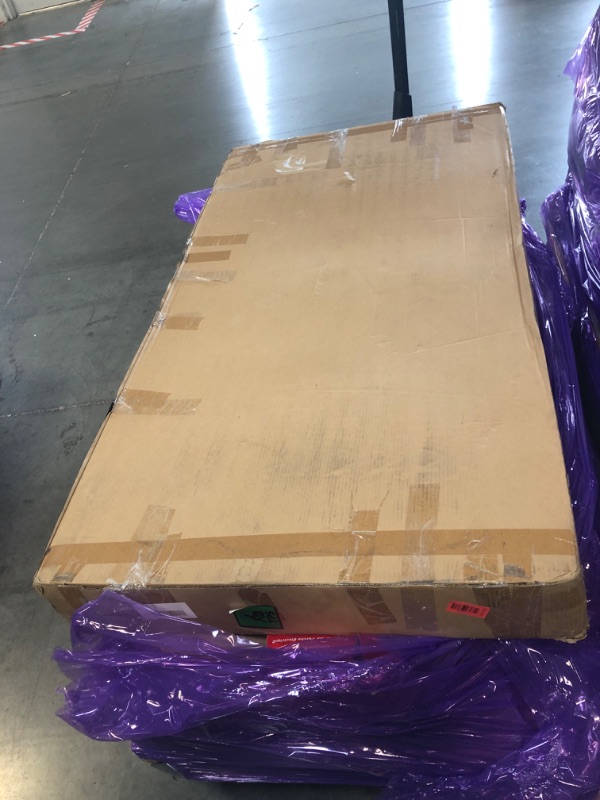 Photo 1 of **** SOME OF THE EDGES ARE BROKEN, PLEASE SEE PICTURES****
DreamLine SlimLine 32 in. D x 60 in. W x 2 3/4 in. H Right Drain Single Threshold Shower Base in White, DLT-1132602