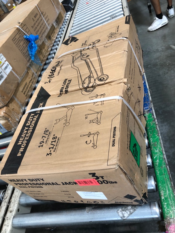 Photo 1 of ****FACTORY SEALED****
AV Steel Low Profile Floor Jack 3 Ton (6600 lbs), Heavy Duty Hydraulic Jack for Car, Heavy-Duty Floor Jack with Dual Pistons Quick Lift Pump, Car Floor Jack with Lifting Range 3-1/8'' to 19-7/8''